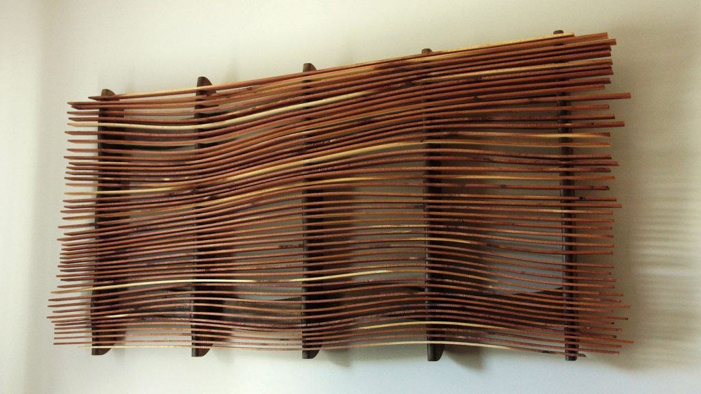 cara membuat hiasan dinding dari bambu